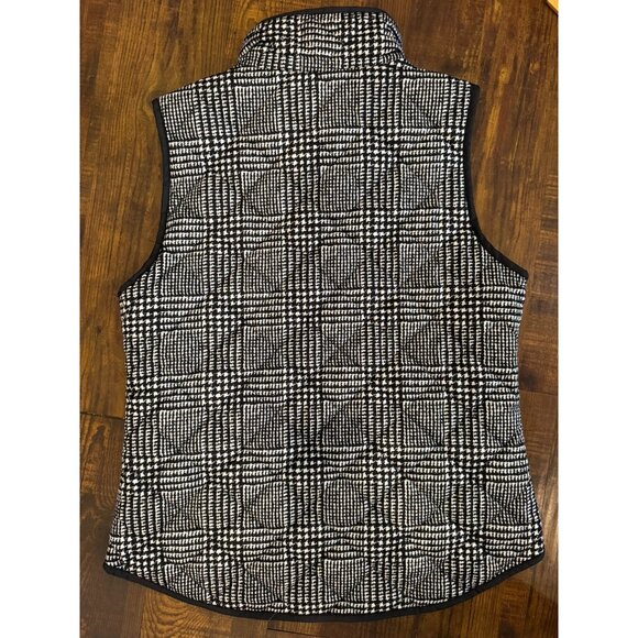 Telluride Clothing Company Black & White Quilted Lightweight Puffer Vest Size M - Picture 10 of 10